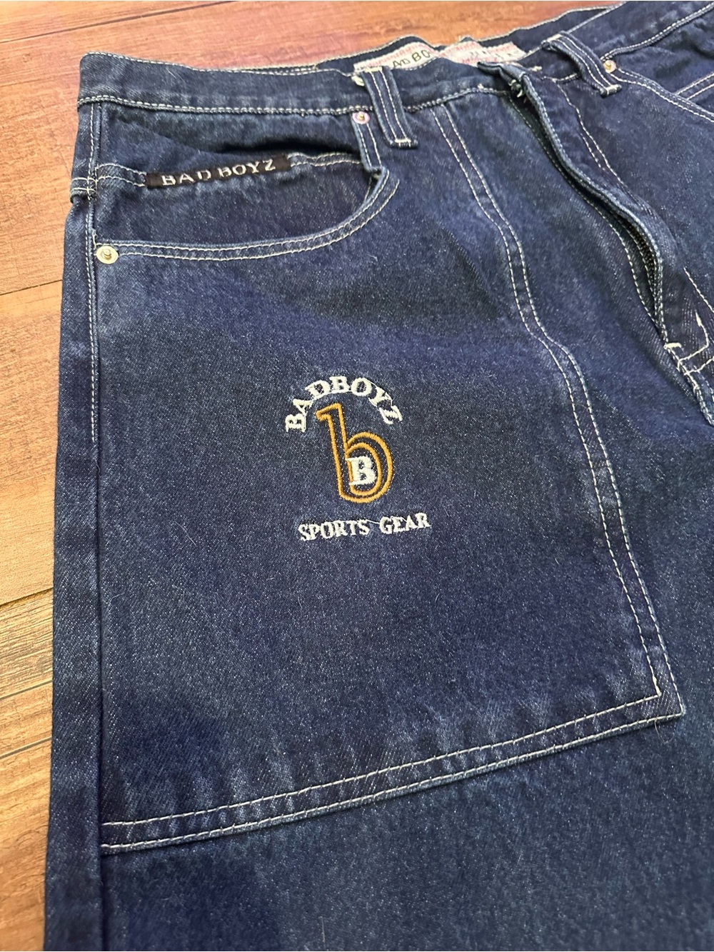Rare Vintage Bad Boyz Sports Gear Baggy Jeans - Picture 5 of 9
